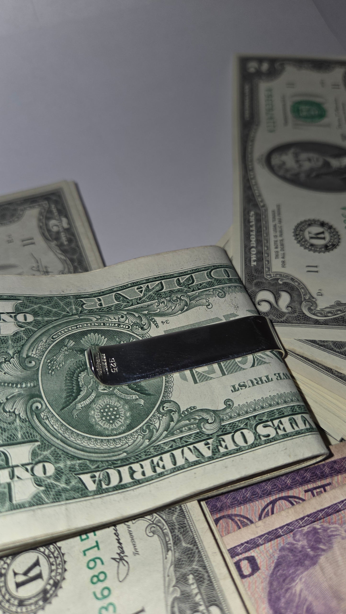 Mexico Money Clip - Onyx / Lapiz